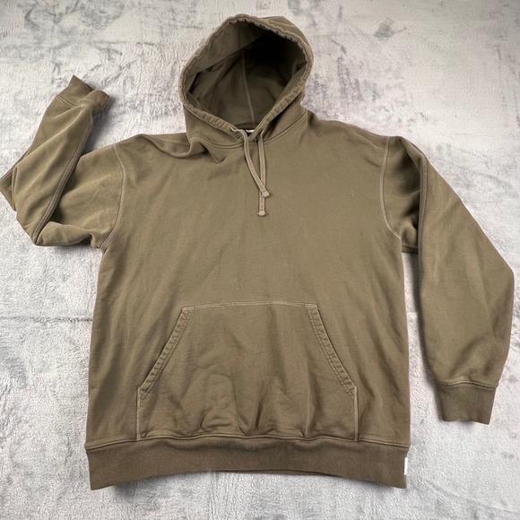 Reigning Champ Athletic Wear Hoodie Mens Large Olive Green Pullover Canada heavy - Picture 1 of 9